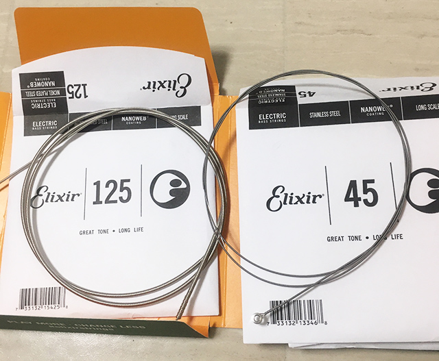 Elixir Bass Strings Stainless Steel Light/Medium #14677